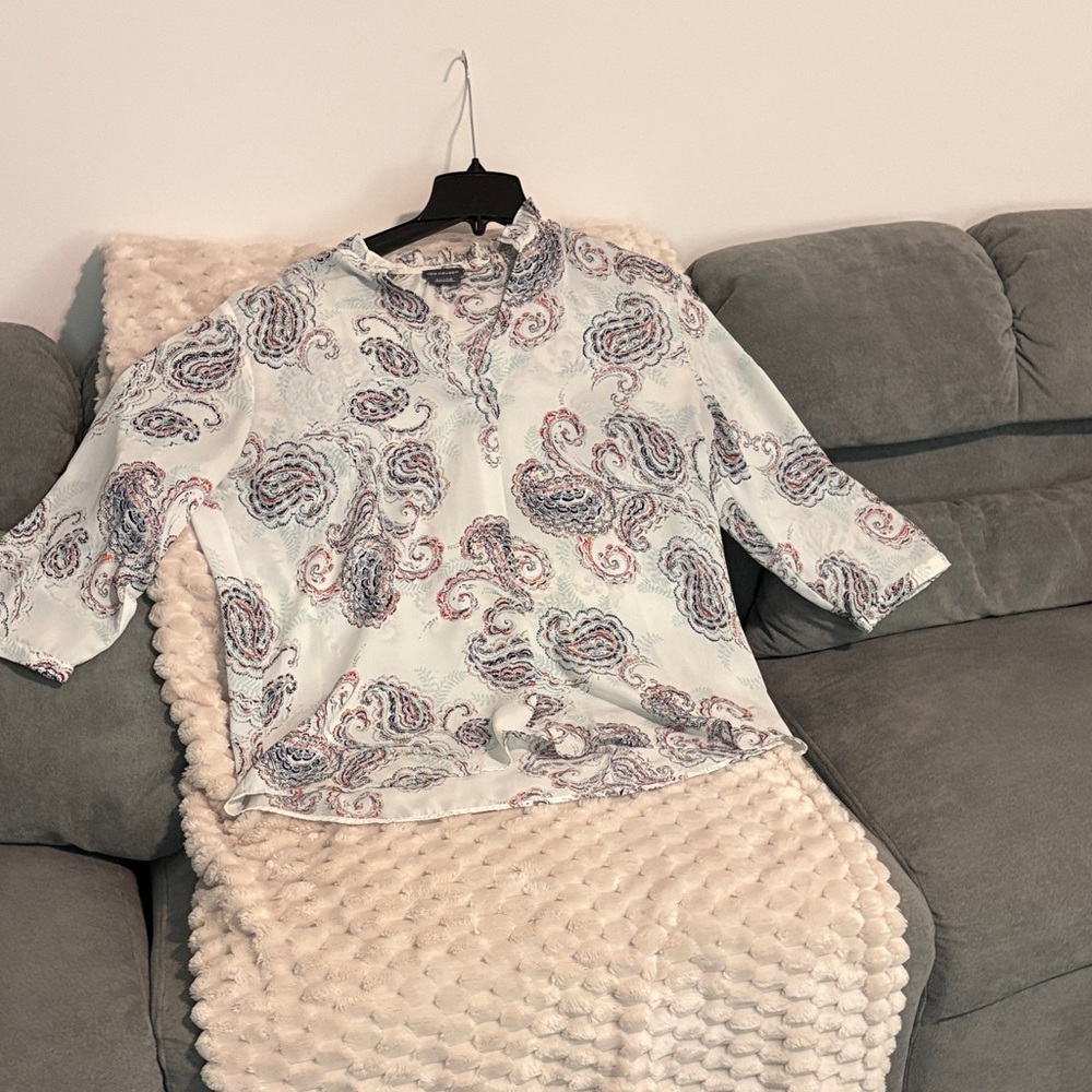 Paisley Print Blouse